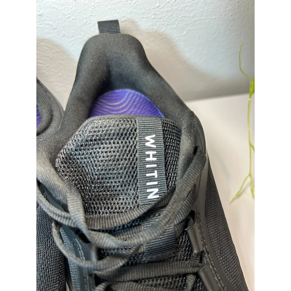 WHITIN Mens Athletic Sneakers Black‎ Lightweight Running Shoes EU 42